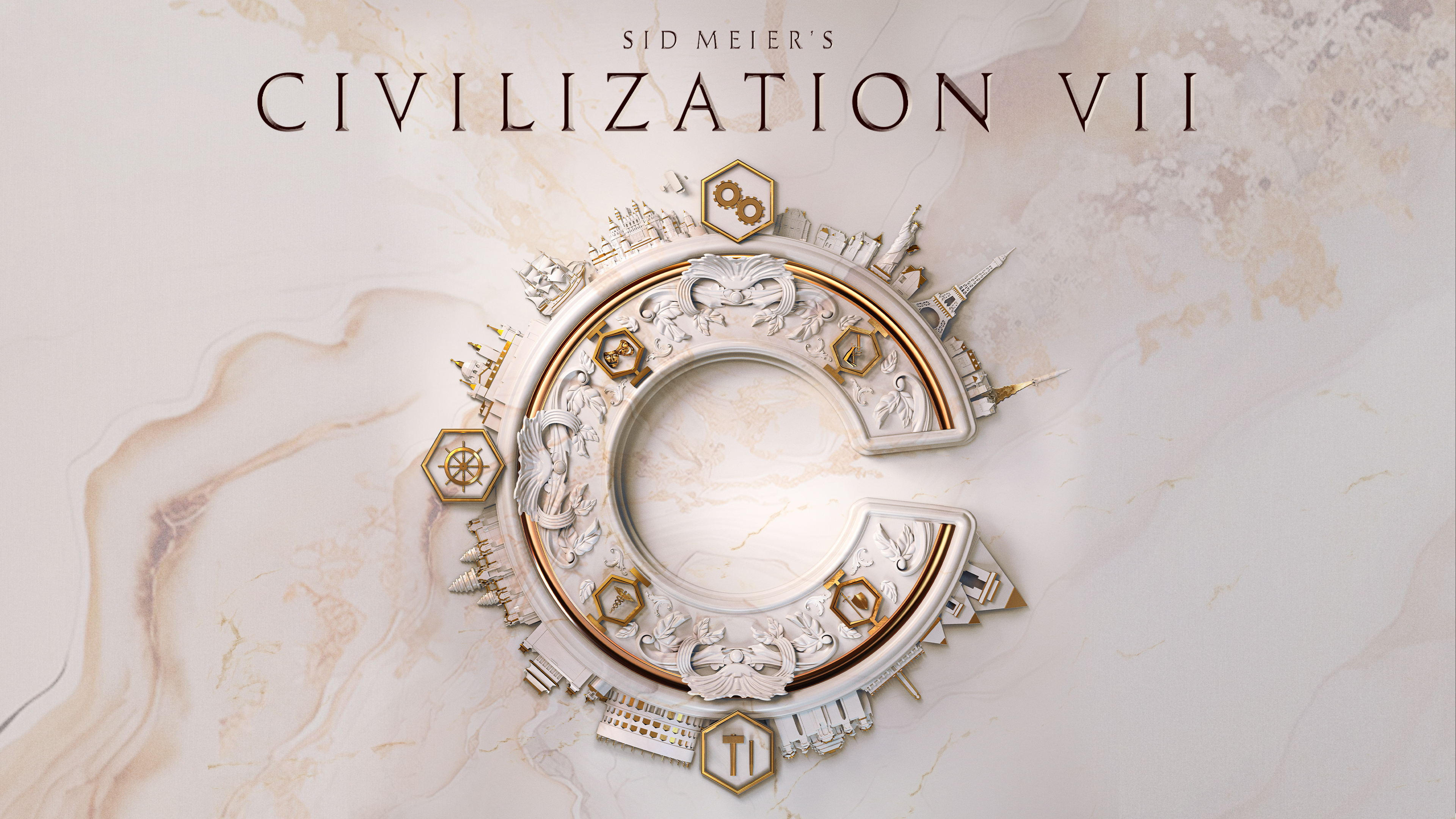 Civilization 7 Test of Time avec le key art officiel du jeu de stratégie 4X