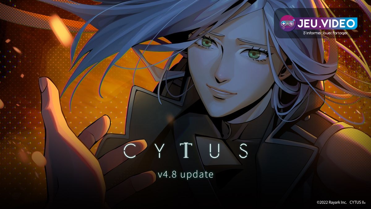 Cytus II Switch 2 montrant l’interface rythmique et le style visuel du jeu