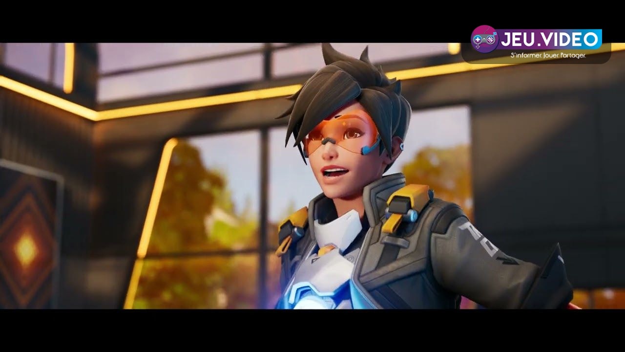 Fortnite x Overwatch trailer avec D.Va, Mercy, Tracer et Genji en renfort