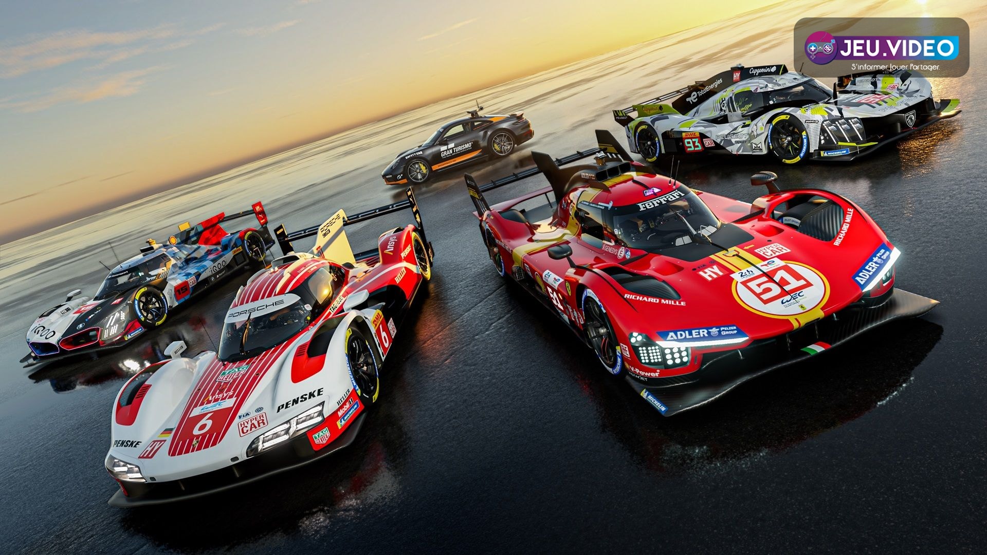 Gran Turismo 7 mise à jour avec voitures de course sur PlayStation