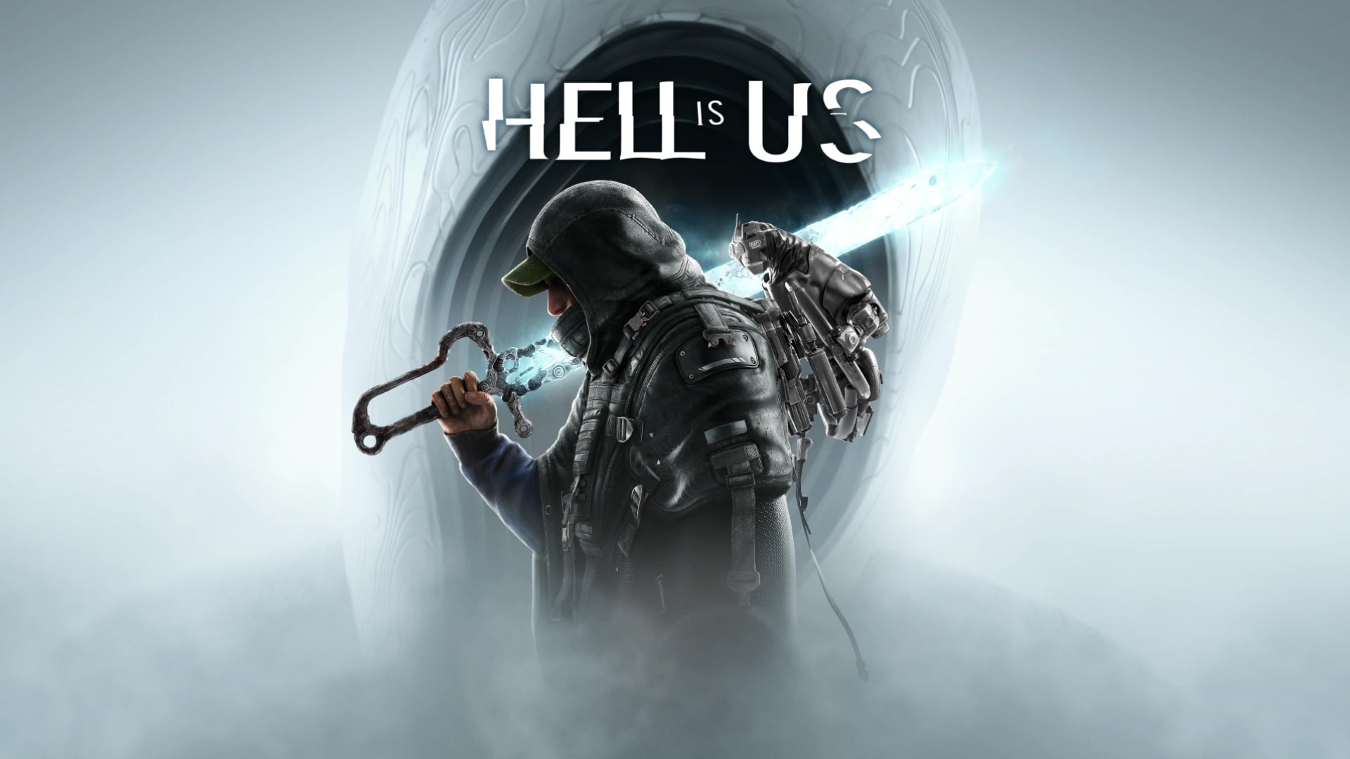 Hell is Us Switch 2 montre Rémi face à la brume et au logo officiel