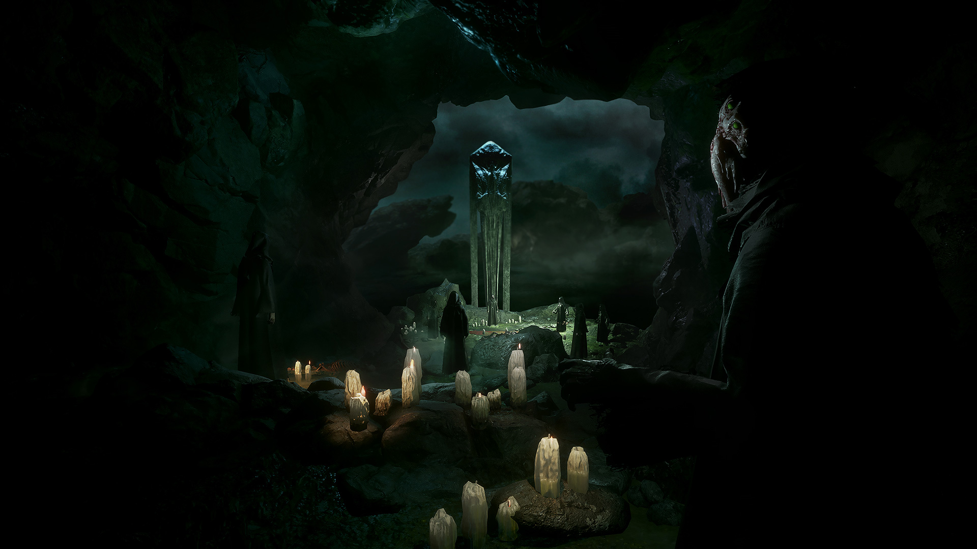Edward Pierce examine une scène de crime dans Call of Cthulhu