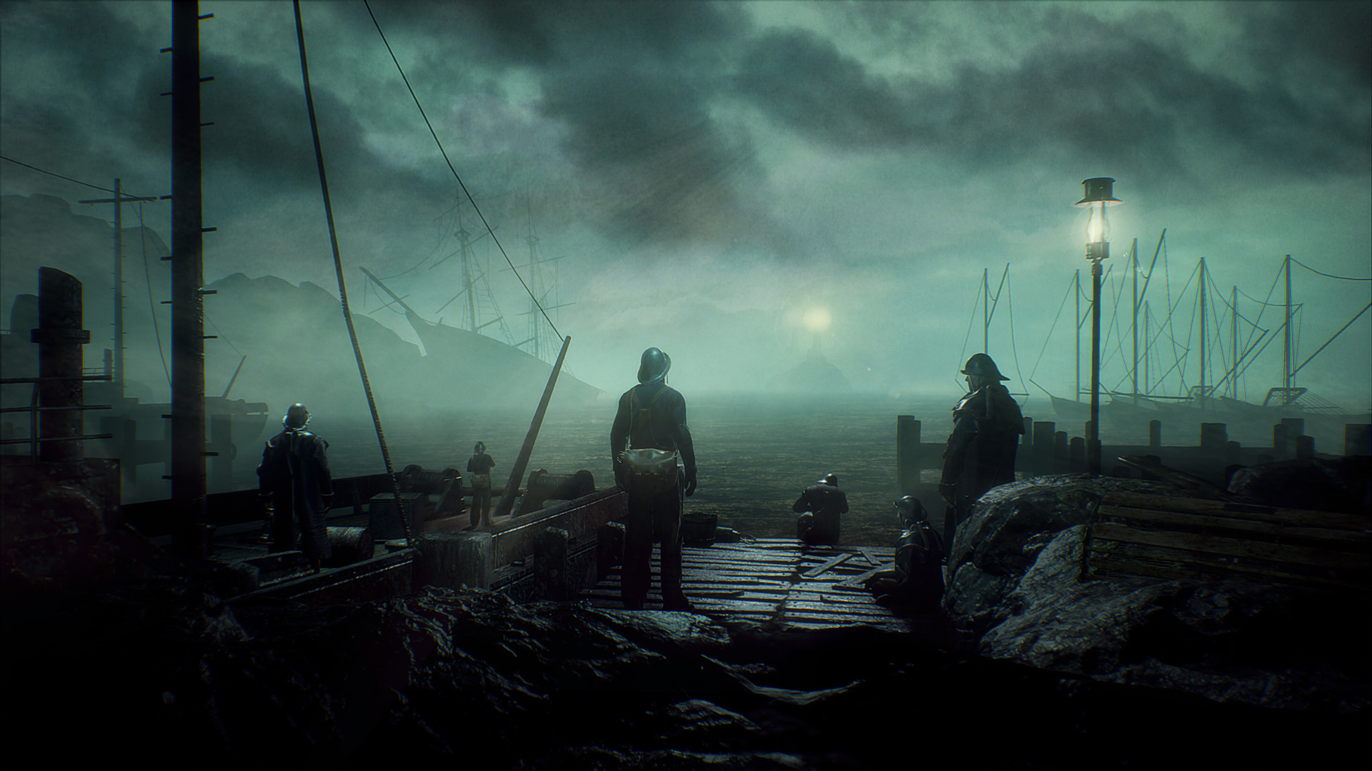Edward Pierce progresse dans une séquence inquiétante de Call of Cthulhu