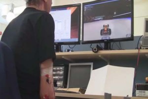 jeu de réalité virtuelle contrôlé par un amputé du bras