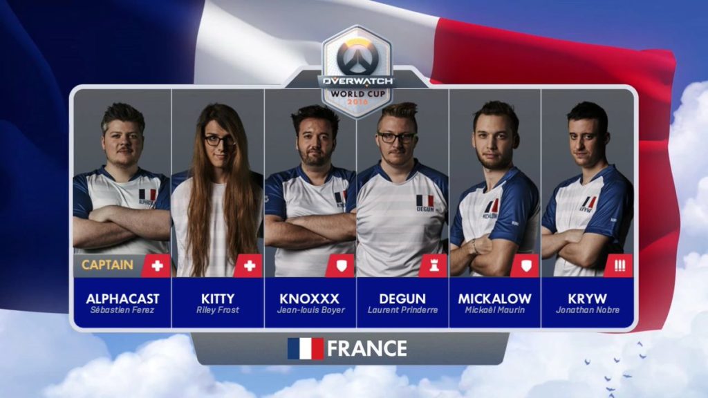 Team France de la World Cup Overwatch.