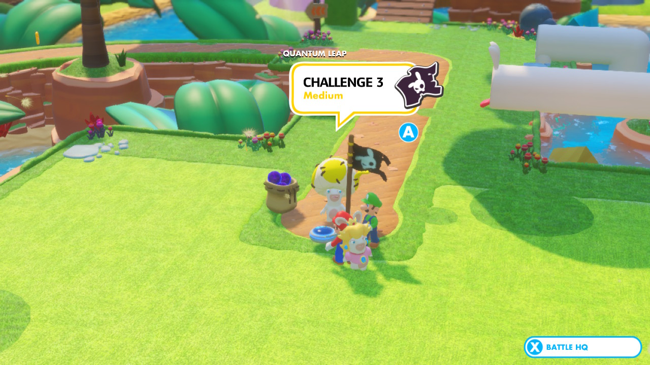 Mario + The Lapins Crétins challenges