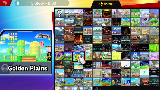 Super Smash Bros Ultimate - 103 stages disponible dès le début
