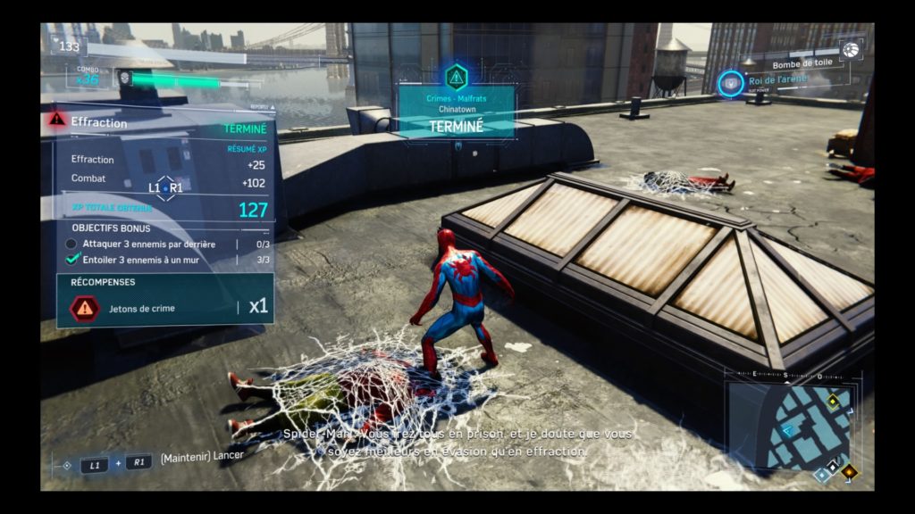 Marvel's Spider-Man test - quêtes annexes