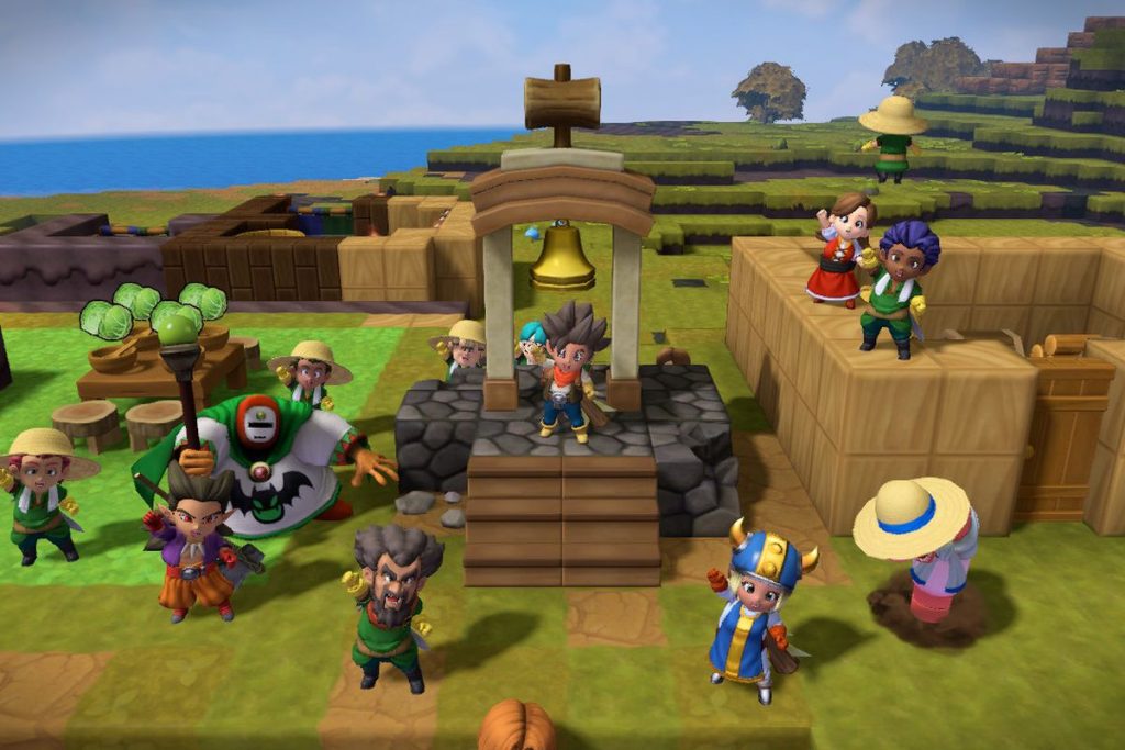 Dragon Quest Builders 2 - Améliorer niveau de votre ville - Cloche