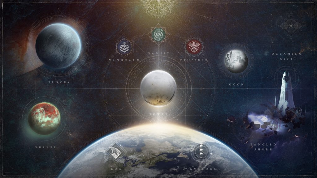 Destiny 2 : Au-delà de la lumière carte septembre