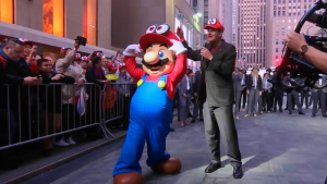Annonce du documentaire Playing with Power: The Nintendo Story : Regis fils-aimé et Mario