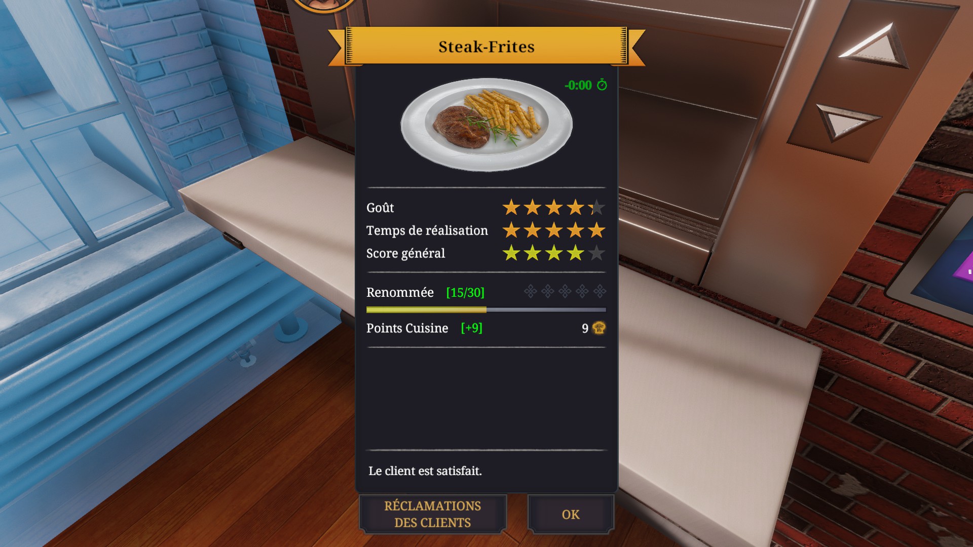 Cooking Simulator - recette