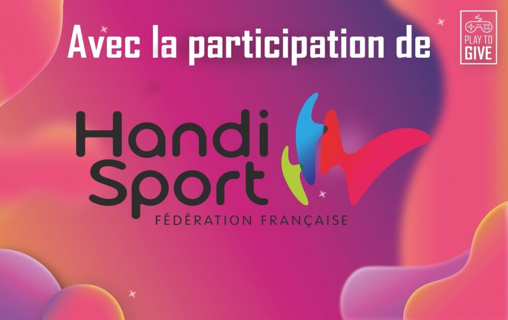 Play to Give - Le logo de la fédération française de Handisport
