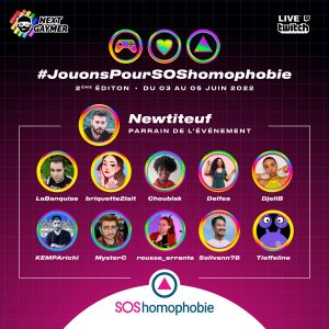 Programme de #JouonsPourSOSHomophobie