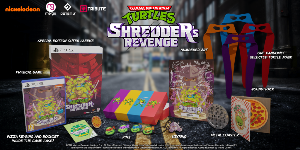 Teenage Mutant Ninja Turtles : Shredder's Revenge éditions standard et signature