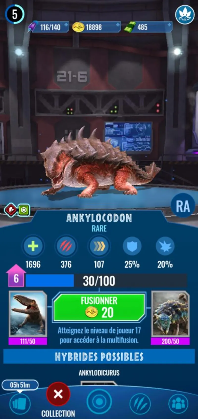 Jurassic World Alive - Mélange d'ADN