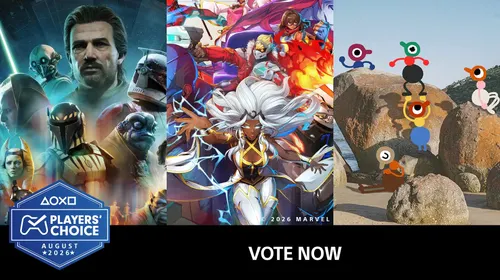 Players’ Choice août : visuel de l’appel PlayStation à voter pour un jeu