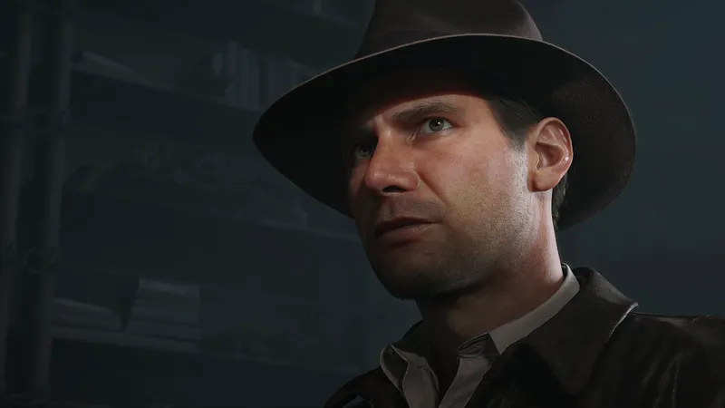 Indiana Jones observe les ruines de Rome avant la mission A Mystery Begins du DLC