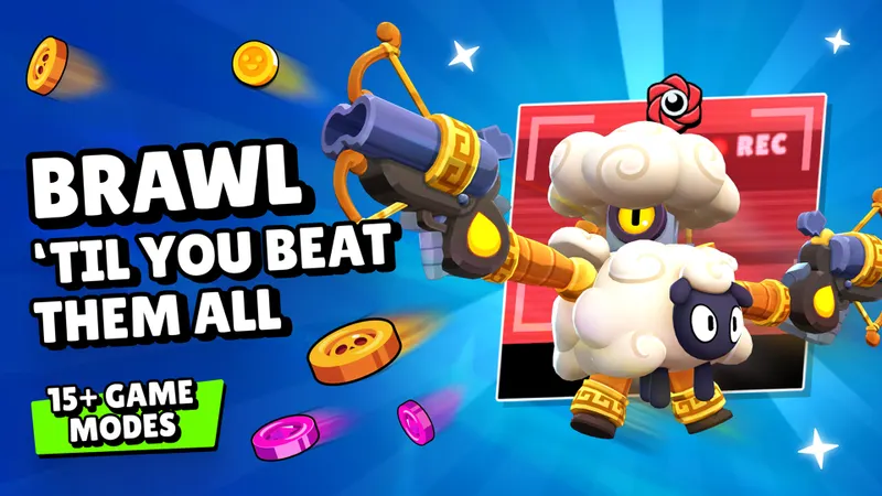 Test Brawl Stars : combat multijoueur coloré dans une arène mobile