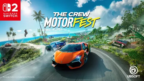 The Crew Motorfest sur Switch 2, visuel consacré à l’arrivée du jeu