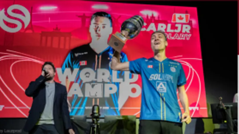 CarlJr, 5ème fois champion du monde sur Trackmania 2022