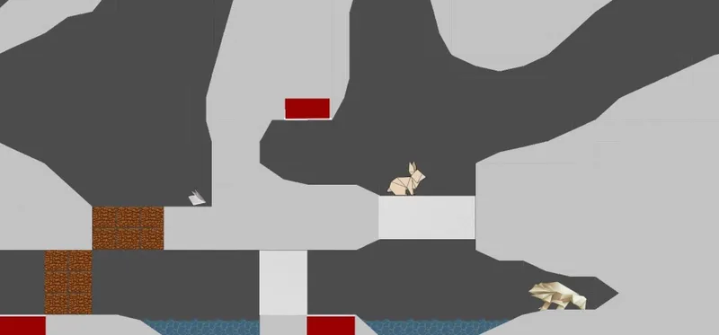 Ici, un screen du prototype de Fold Stories sans son environnement. 