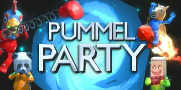 Visuel officiel de Pummel Party utilisé pour présenter le guide sur le jeu entre plateformes