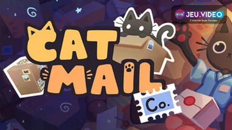Cat Mail Co. : illustration officielle du jeu de tri postal félin