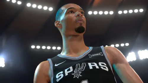 NBA 2K27 patch notes v1.3, visuel officiel de gameplay sur un terrain de basket