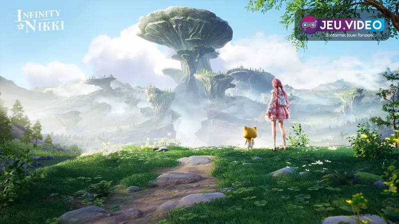 Visuel officiel de la version 2.7 d’Infinity Nikki pour identifier les menus Where Stars Yearn.
