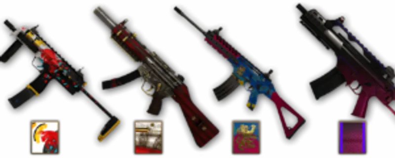 Rainbow 6 Siege Velvet Shell armes