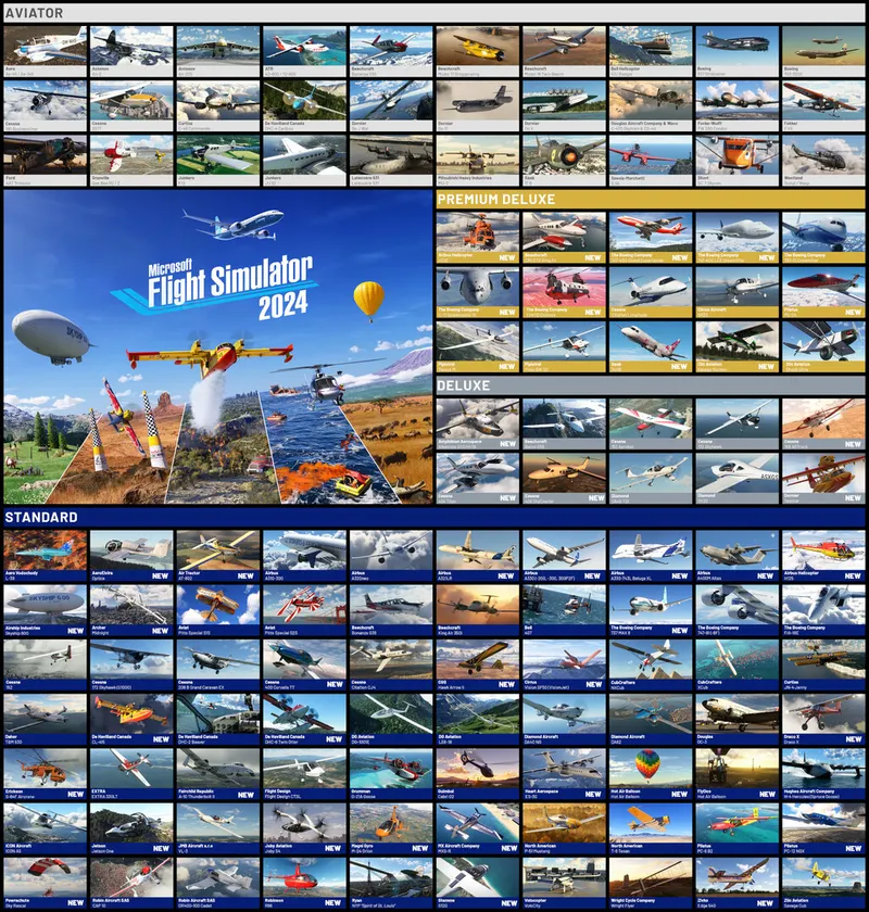 Microsoft Flight Simulator 2024, captura da galeria do Steam que ilustra o simulador