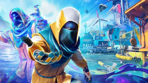 Tides of Tomorrow montre des Tidewalkers masqués dans un monde océanique coloré