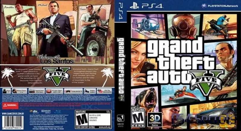 Jeux ps4 : Grand Theft Auto V à commander cet automne