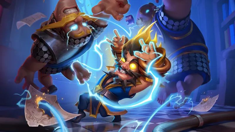 Clash Royale saison Shocktober : visuel officiel consacré au Hero Electro Wizard