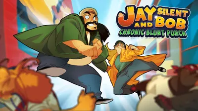 Jay and Silent Bob : Chronic Blunt Punch, key art officiel du brawler