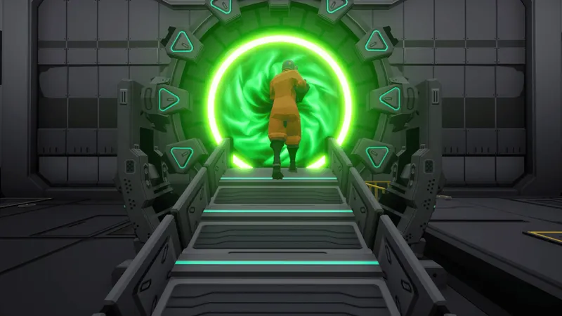 Portail vert de Kill It With Fire 2 à vérifier après les objectifs terminés