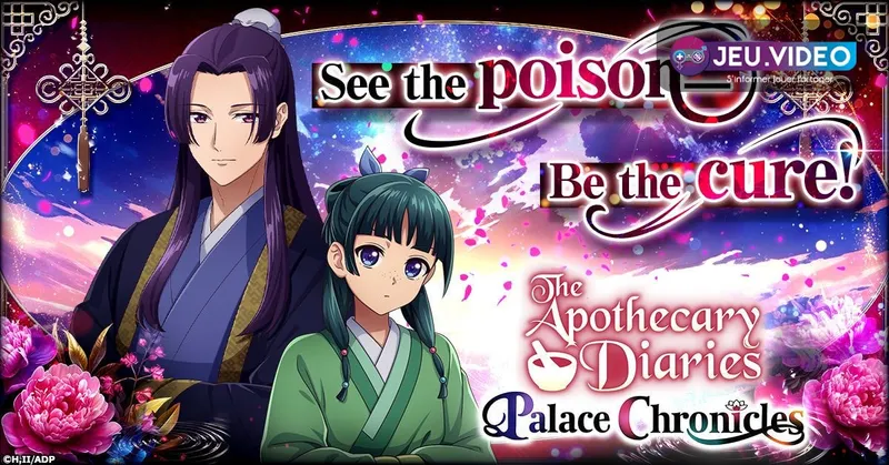 Maomao et Jinshi dans The Apothecary Diaries Palace Chronicles