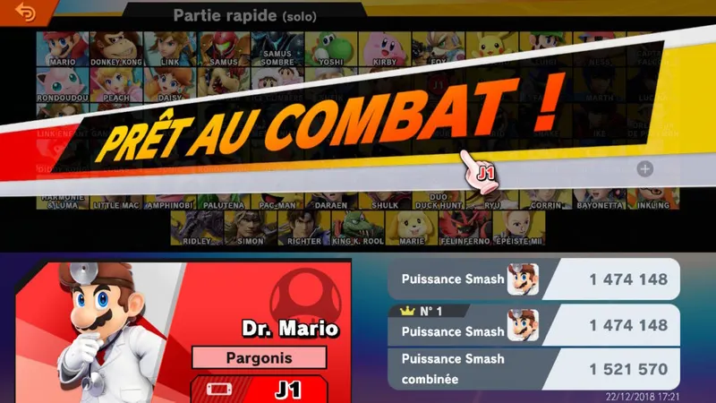 guide smash bros ultimate - améliorer puissance smash - Calcul de la puissance Smash