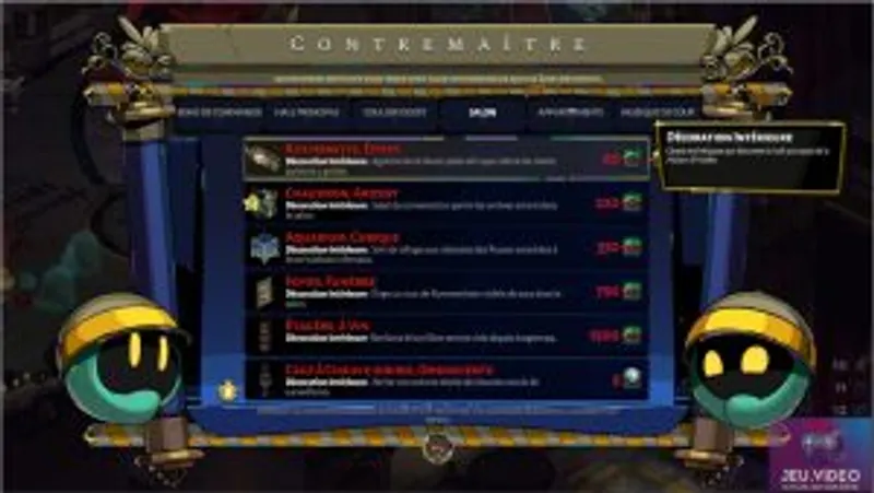 Quickie Hades comment débloquer les compagnons - contremaitre salon