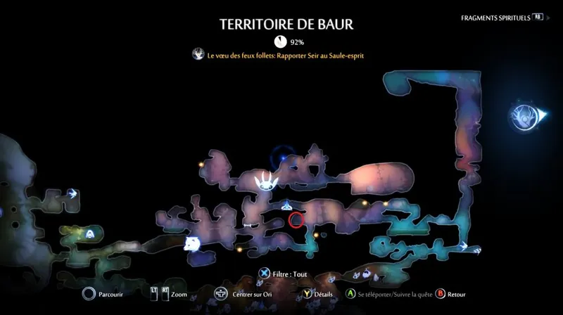 Ori and the Will of the Wisps quête "de main en main" étape 5