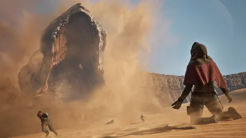 Dune Awakening roadmap : visuel désertique officiel de Dune : Awakening