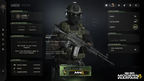 Modern Warfare 4 : présentation des systèmes de progression et de Prestige