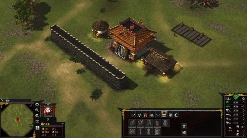 Stronghold: Warlords - construction libre