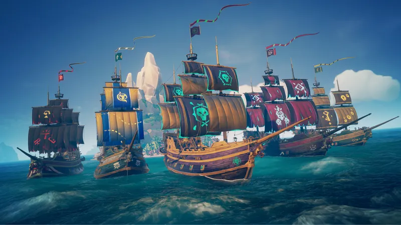 Visuel officiel de Sea of Thieves utilise comme contexte de gameplay pour la section 2 de l'article