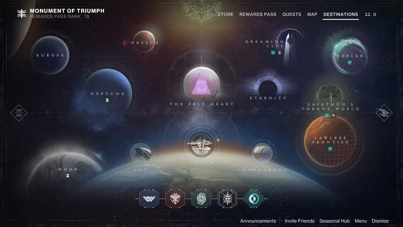 Directeur de Destiny 2 dans Monument of Triumph