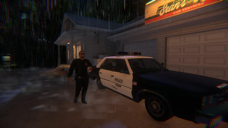 Gas Station Case : capture officielle de la version PC