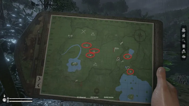 Green Hell - les grottes