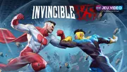 Invincible VS Accolades montrant Mark Grayson et Omni-Man en plein combat