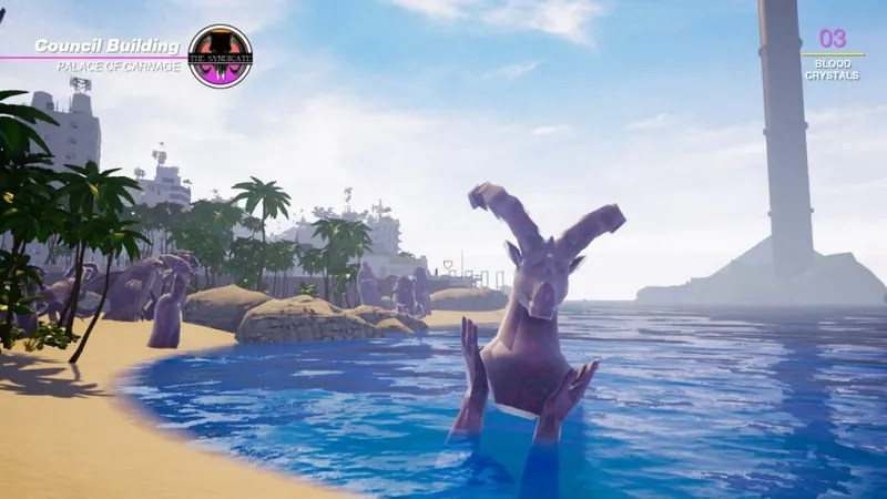 Paradise Killer plage